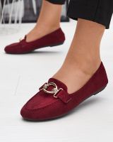 Resti Eco-suede burgundy moccasins Brussi - Footwear
