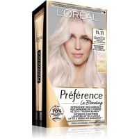 L’Oréal Paris Préférence Le Blonding farba do włosów do rozjaśniania włosów odcień 11.11 Ultra jasny chłodny krystaliczny blond 1 szt.