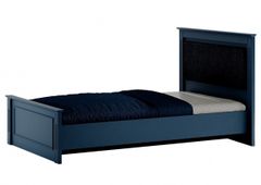 Posteľ 120x200cm amaya - tmavo modrá