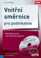 Vnitřní směrnice pro podnikatele 2018 - Hana Kovalíková - kniha z kategorie Podvojné účetnictví