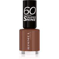 Rimmel 60 Seconds Super Shine lak za nohte odtenek 140 Chocolate Eclipse 8 ml