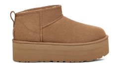 UGG Women's Classic Ultra Mini Platform Ženy - Obuv UGG - Hnědá - 1135092-CHE-6 - Size: 6