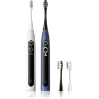 Oclean X Lite Duo Set Zahnbürste mit Schalltechnologie + Ersatzbürstenköpfe Blue+Grey