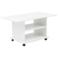 MID.YOU KONFERENČNÝ STOLÍK, biela, kompozitné drevo, 95/54,5/51 cm