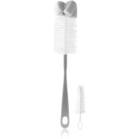 BabyOno Take Care Brush for Bottles and Teats with Mini Brush & Sponge Tip щітка для чищення Grey 2 кс