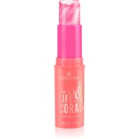 essence LIFE in CORAL Rouge für strahlende Haut in der Form eines Stiftes Farbton 01 Glowin' Coraltastic, Baby! 7 g