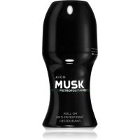 Avon Musk+ Metropolitano кульковий дезодорант - антиперспірант для чоловіків 50 мл