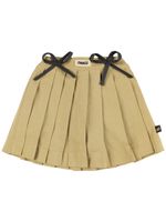 Bow Pleated Skirt