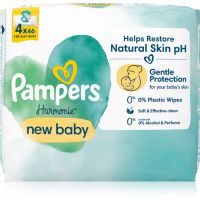 Pampers Harmonie New Baby вологі очищуючі серветки для дітей 4x46 кс