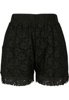 Women's Laces Shorts - Black