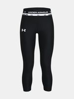 Under Armour HG Armour Crop Kinder Leggins Schwarz