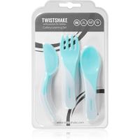 Twistshake Learn Cutlery pribor Blue 6 m+ 3 kos