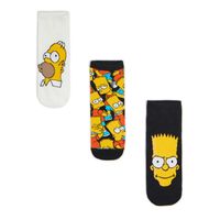 Cropp - 3 чифта чорапи The Simpsons - жълт