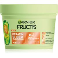 Garnier Fructis Keratin Sleek maska do włosów z keratyną i olejkiem arganowym 370 ml