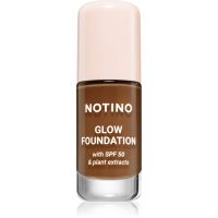 Notino Foundation Glow foundation with SPF 50 & plant extracts Valgustpeegeldav jumestuskreem SPF 50 02 Deep Warm 30 ml