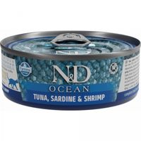 Konzerva N&D Cat Ocean Tuna, Sardine & Shrimp 70g