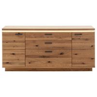 Linea Natura ŠIROKÁ KOMODA, trámový dub, farba duba, 180/84/44 cm