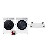 PRACÍ SET - LG Pračka FSR9A94WC + Sušička RC91V9AV2QR + Výsuvný mezikus ZDARMA