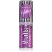 Snails Body Glitter bleščice za telo in lase Purple 10 g