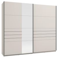 Xora ŠAT. SKRIŇA S POSUV. DVERAMI, kašmírová, 245/217,5/60 cm
