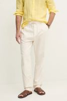 Pepe Jeans pantaloni din amestec de in LINEN PULL ON PANTS