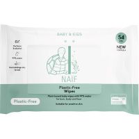 Naif Baby & Kids Plastic Free Wipes vlažni robčki za otroke od rojstva 54 kos