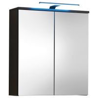 MID.YOU ZRKADLOVÁ SKRINKA, čierna, 60/67/20 cm