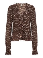 ONLY Bluza 'ONLKafie'  smeđa / vuneno bijela