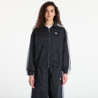 Μπουφάν adidas Firebird Oversized Aop Denim Jacket Black/ Grey Six S