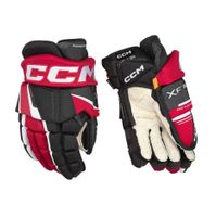 Rukavice CCM Tacks XF Pro JR, Junior, 11",  čierna-červená- biela