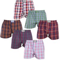 6PACK pánské trenky Styx klasická guma vícebarevné (6A20246836) M