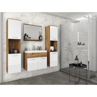 P & B KÚPEĽŇA dub wotan, biela s vysokým leskom