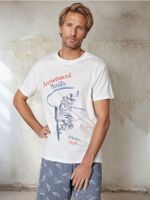 Sinsay - Dviejų dalių pižama - kreminė