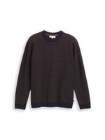 TOM TAILOR Pulover  konjak / crna