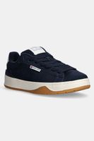 Tommy Jeans sneakers din piele intoarsă SKATER SNEAKER culoarea albastru marin, EM0EM01607