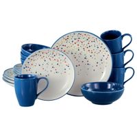 Creatable KOMBINOVANÝ SERVIS Joy Blau-bunt 16-dielne