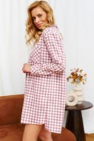 Noční košile Doctor Nap 7300 - bavlna Růžová L