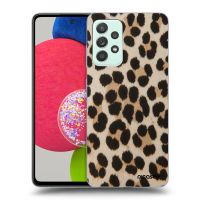 Silikónový čierny obal pre Samsung Galaxy A73 5G - Brown Tiger