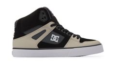 DC Shoes Pure High Top Black Grey Brown Muži - Tenisky DC Shoes - Hnědá - ADYS400043-XKSC-8.5 - Size: 8.5