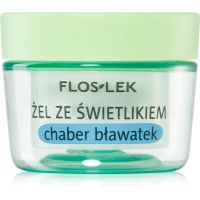 FlosLek Laboratorium Eye Care gel za predel okoli oči s smetilko in modrim glavincem 10 g