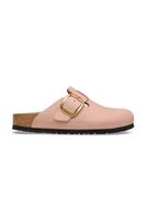 Birkenstock šľapky mules dámske nubukové Boston Big Buckle