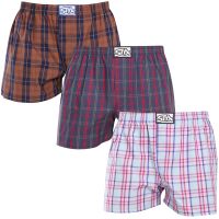 3PACK pánské trenky Styx klasická guma vícebarevné (3A20836) XL