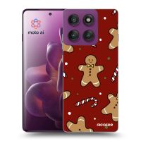 Silikónový čierny obal pre Motorola Edge 60 Pro - Gingerbread 2