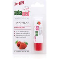 Sebamed Sensitive Skin Lip Defense ochranný balzam na pery SPF 30 Strawberry 4.7 g