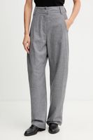 BOSS pantaloni din amestec de lână Telarana