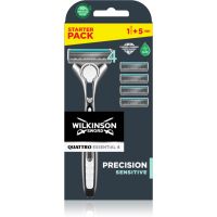 Wilkinson Sword Quattro Titanium Sensitive Бритва + запасні леза 1 кс