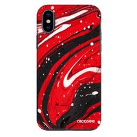 Fashion Case pre Apple iPhone X/XS - Red black