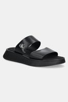 Calvin Klein Jeans papuci SANDAL SLIDE DOUBLE STRAP