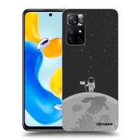 Silikónový prehľadný obal pre Xiaomi Redmi Note 11S 5G - Astronaut