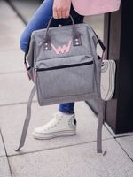 Vuch cuddle Rucksack Grau